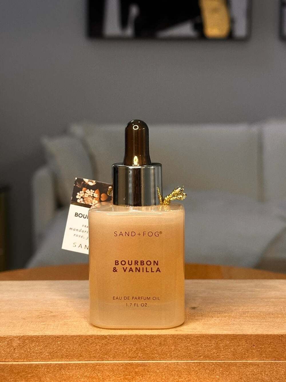 Sand + Fog Bourbon & Vanilla Eau De Parfum Oil Size 1.7 Fl Oz